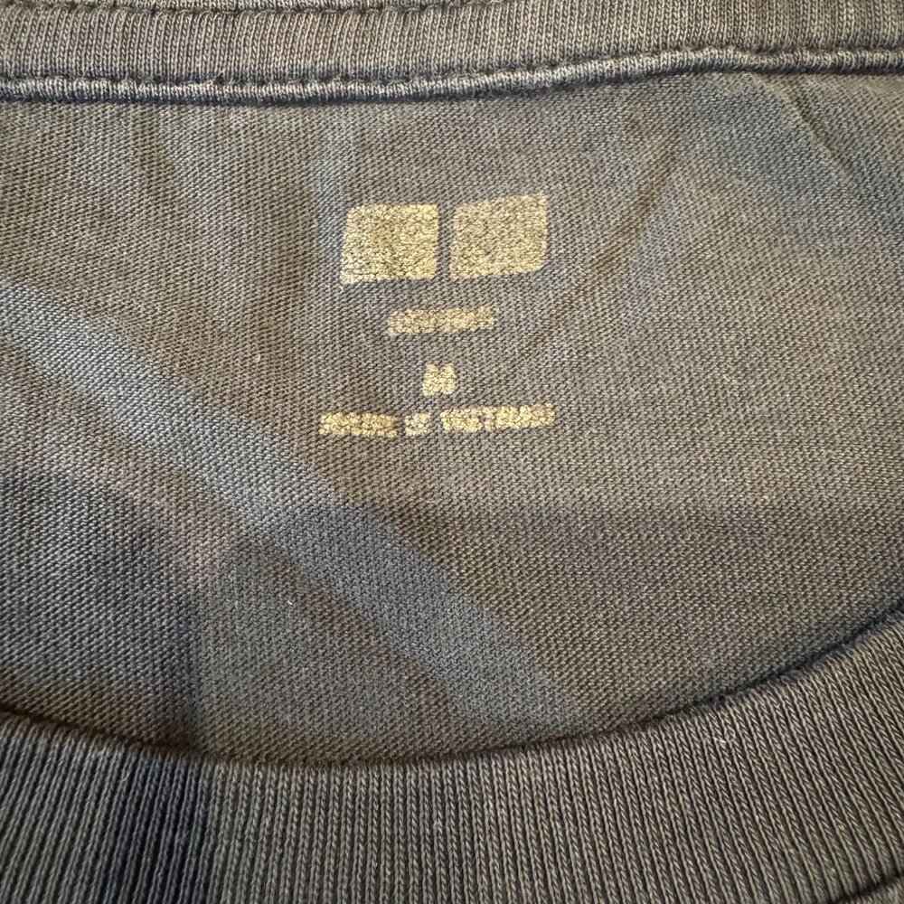Uniqlo Supima Cotton Short Sleeve Tee - Navy Blue - Picture 4 of 8